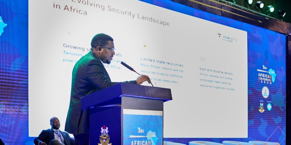 Vivajets CEO speaking at NAF 60th anniversary