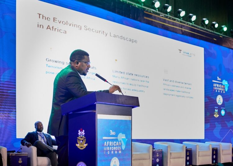 Vivajets CEO speaking at NAF 60th anniversary