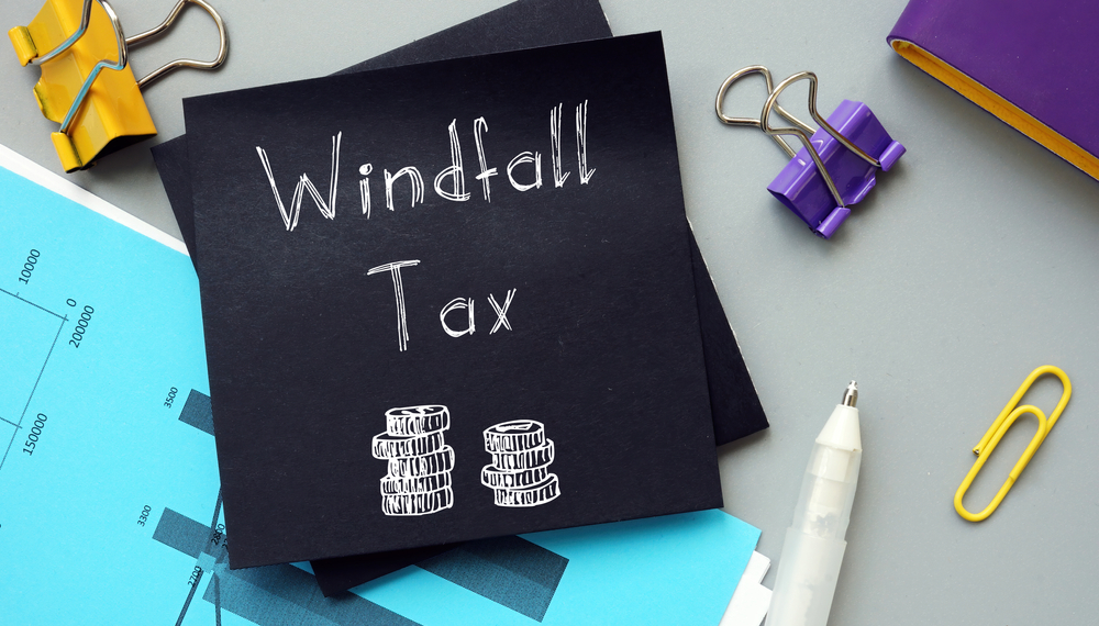 50% windfall tax on foreign exchange