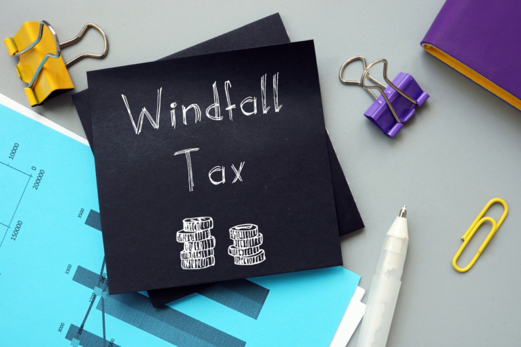 50% windfall tax on foreign exchange