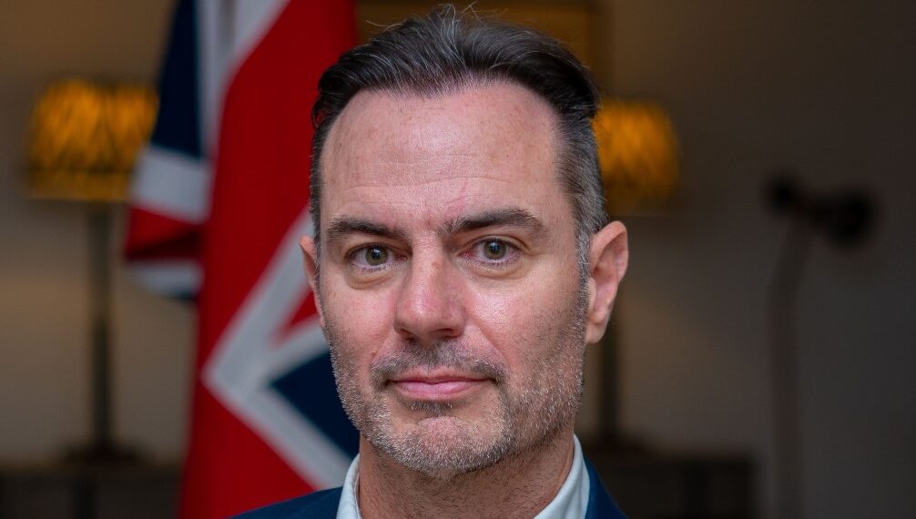 Mark Mark Smithson, Country Director for UK's DBT Smithson