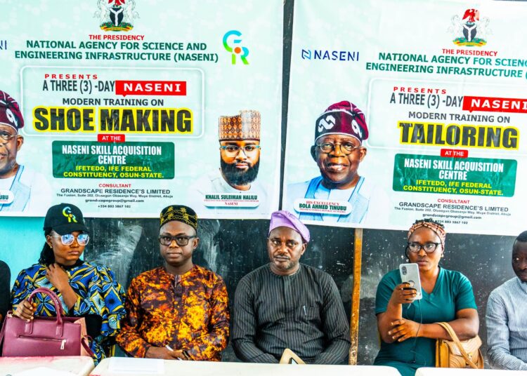 NASENI Trains Osun Youths on Modern Shoemaking, Tailoring