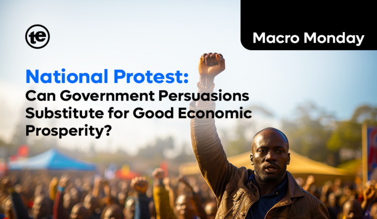 National Protest: Can Government Persuasions Substitute for Good Economic Prosperity?