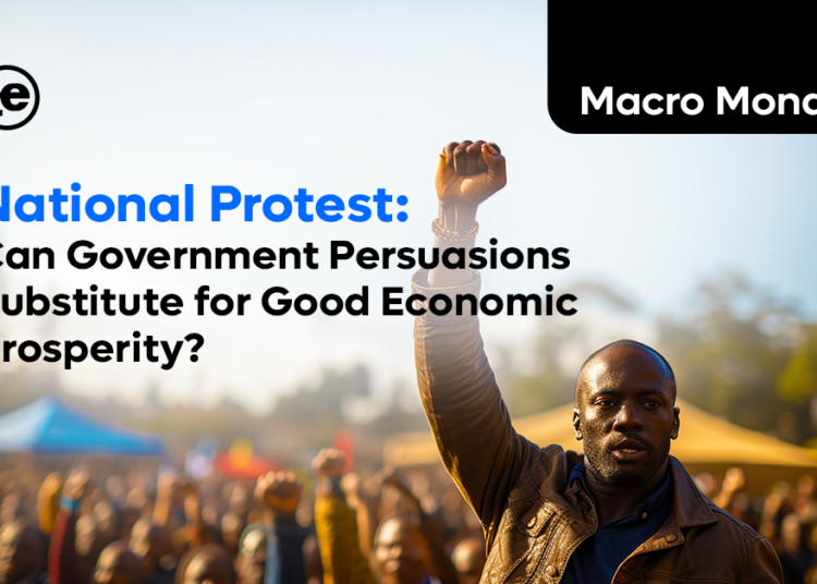 National Protest: Can Government Persuasions Substitute for Good Economic Prosperity?