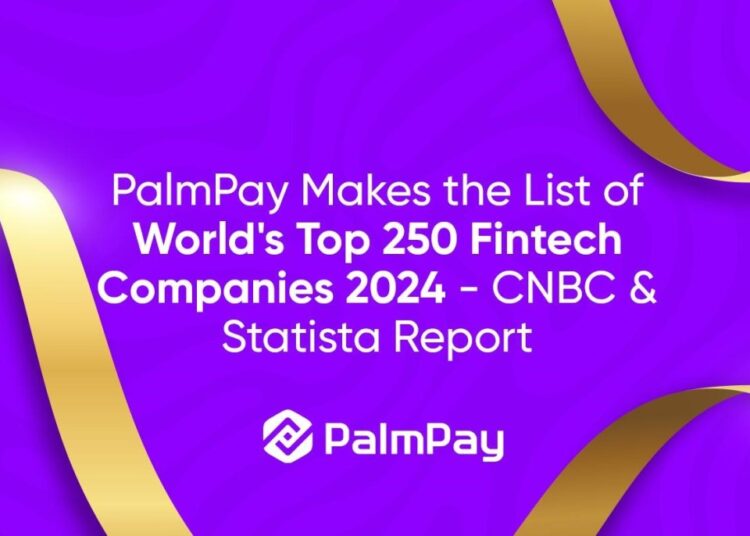 Palmpay top 250 Fintech companies