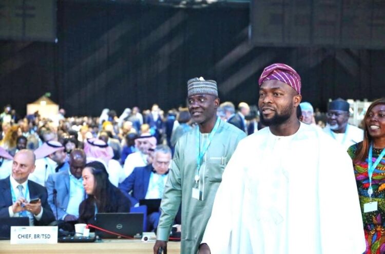 R-l: Dr Bosun Tijani, minister of Communications, Innovation and Digital Economy, and Aminu Maida, executive vice chairman, Nigerian Communications Commission (NCC).