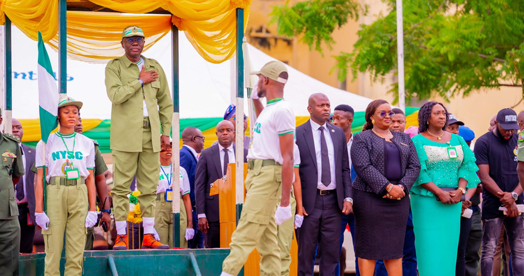 Sanwo-Olu and N5b NYSC Camp