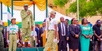 Sanwo-Olu and N5b NYSC Camp