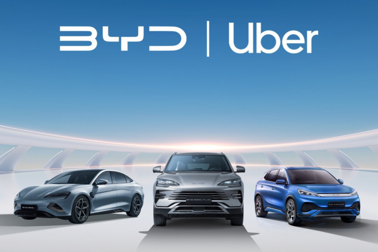 Uber Partners BYD to Roll Out 100,000 Electric Vehicles Across Key Global Markets