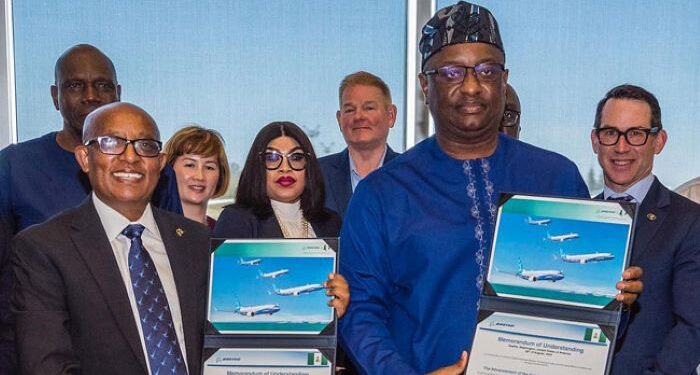 Nigeria Signs MOU with Boeing Aircraft