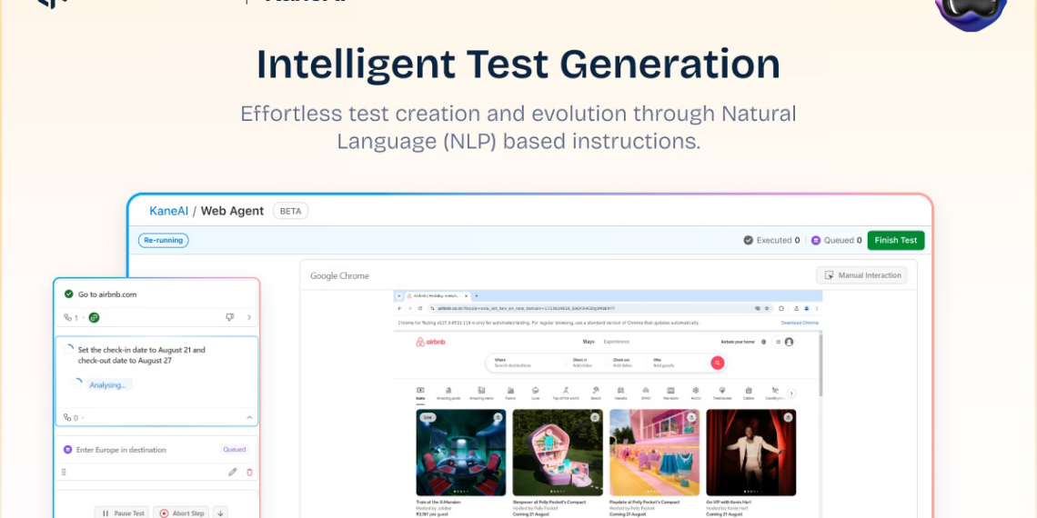LambdaTest Launches KaneAI, First End-to-End AI Test Agent for Quality Engineering