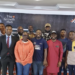 Olatunde Victor, founder of SalesPlat flanked by some of the 40 Top SMEs under The Growth Hub