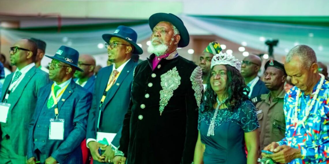 Siminalayi Fubara and NCS conference in Rivers State