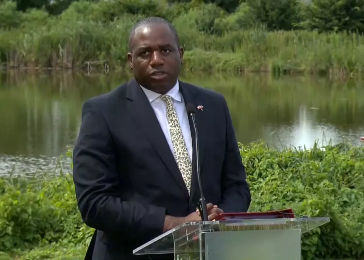 David Lammy, UK foreign Secretary and Climate Action
