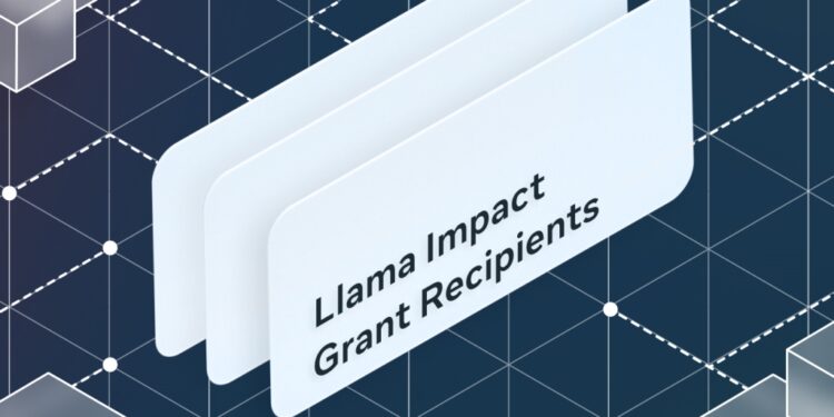 Meta Llama Impact Grants winners