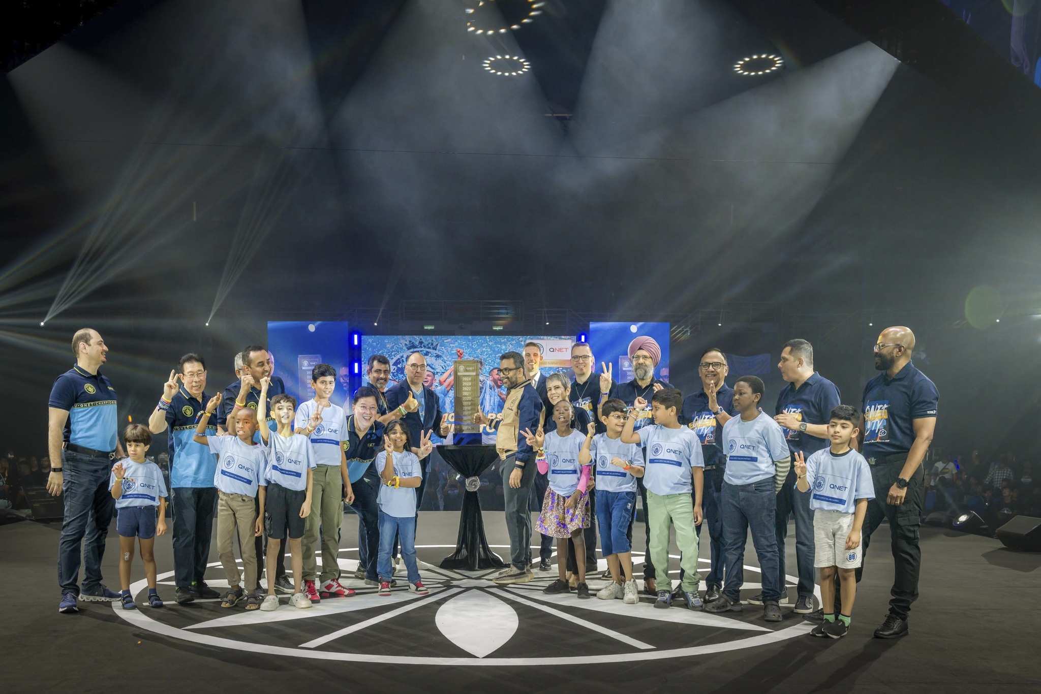 QNET and Manchester City 10th year anniversary