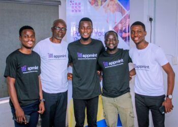 Durubata Limited's team at the launch of Appmint