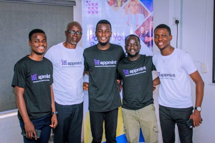 Durubata Limited's team at the launch of Appmint