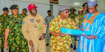 Dr. Bello Muhammed Matawalle, the minister of State for Defence 2