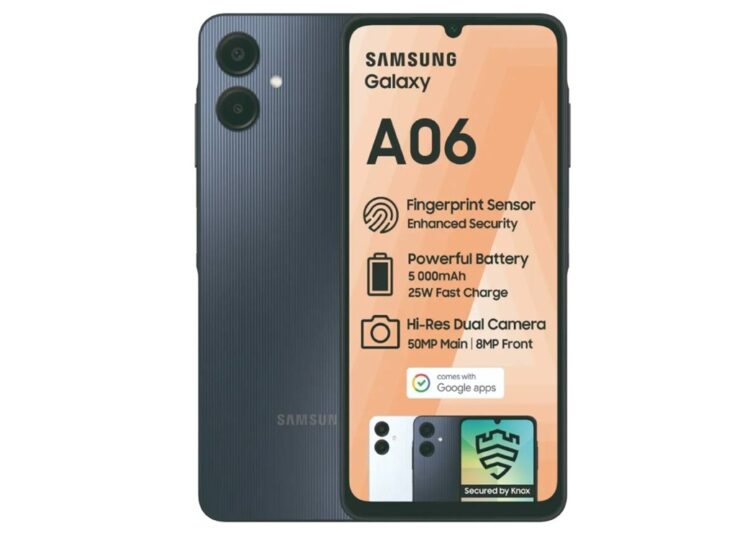 Samsung Galaxy A06 WeySabi Colour Variants