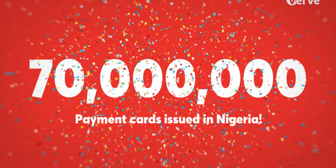 Verve 70M payment cards Nigeria Cover