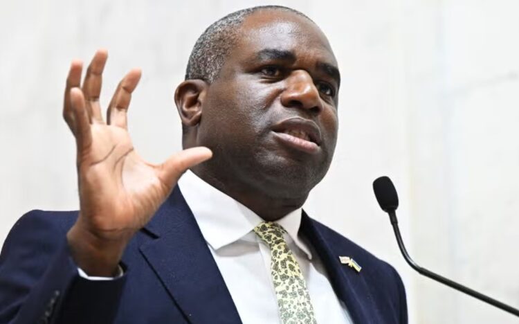 David Lammy MP, UK Foreign Secretary -