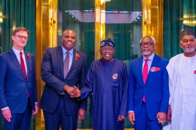 David Lammy MP and President Tinubu