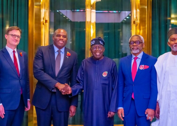David Lammy MP and President Tinubu