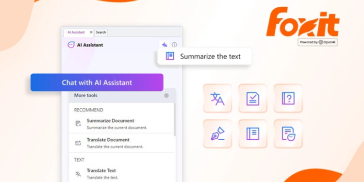 Foxit Expands AI Leadership with the Launch of AI Assistant in the Admin Console