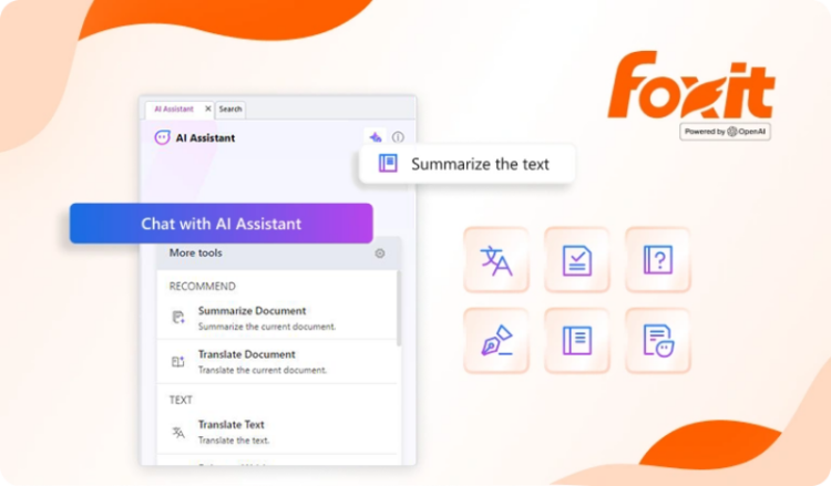 Foxit Expands AI Leadership with the Launch of AI Assistant in the Admin Console