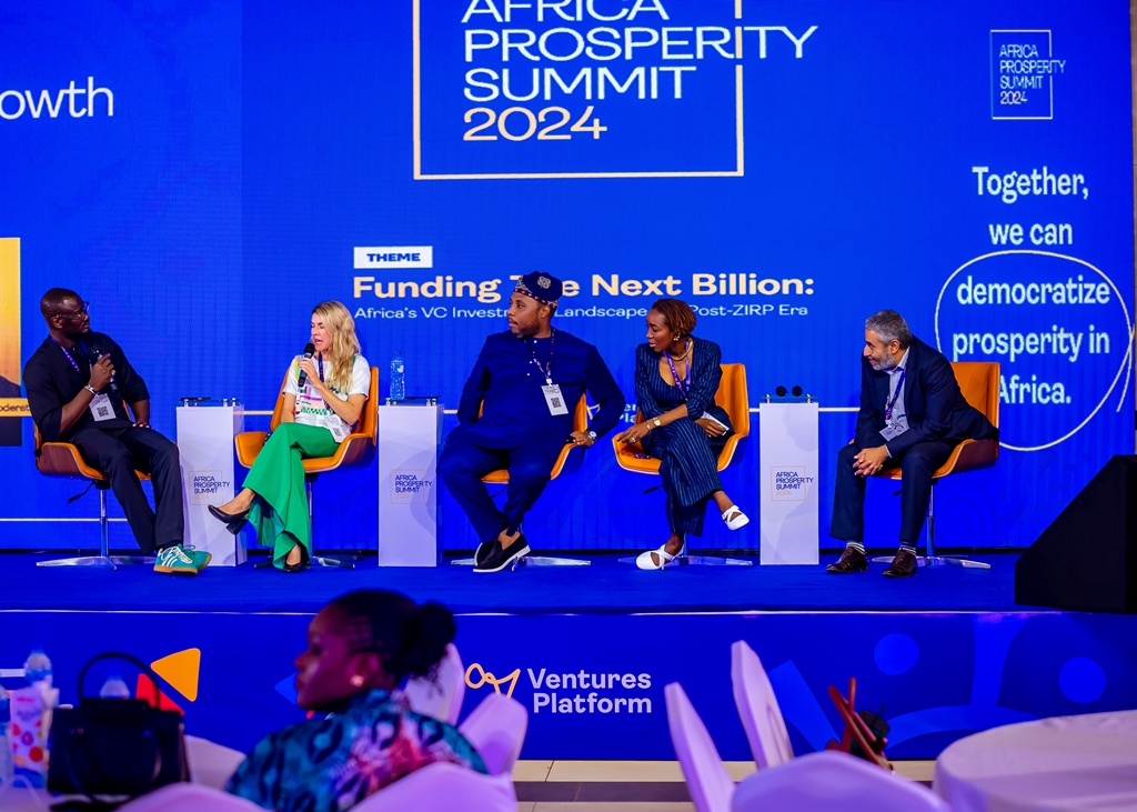 Frontier Market Panel with Hany El Sonbaty, Eloho Omame, Olumide Soyombo, Lexi Novitske, and Tomiwa Aladekomo at APS 2024 by Ventures Platform