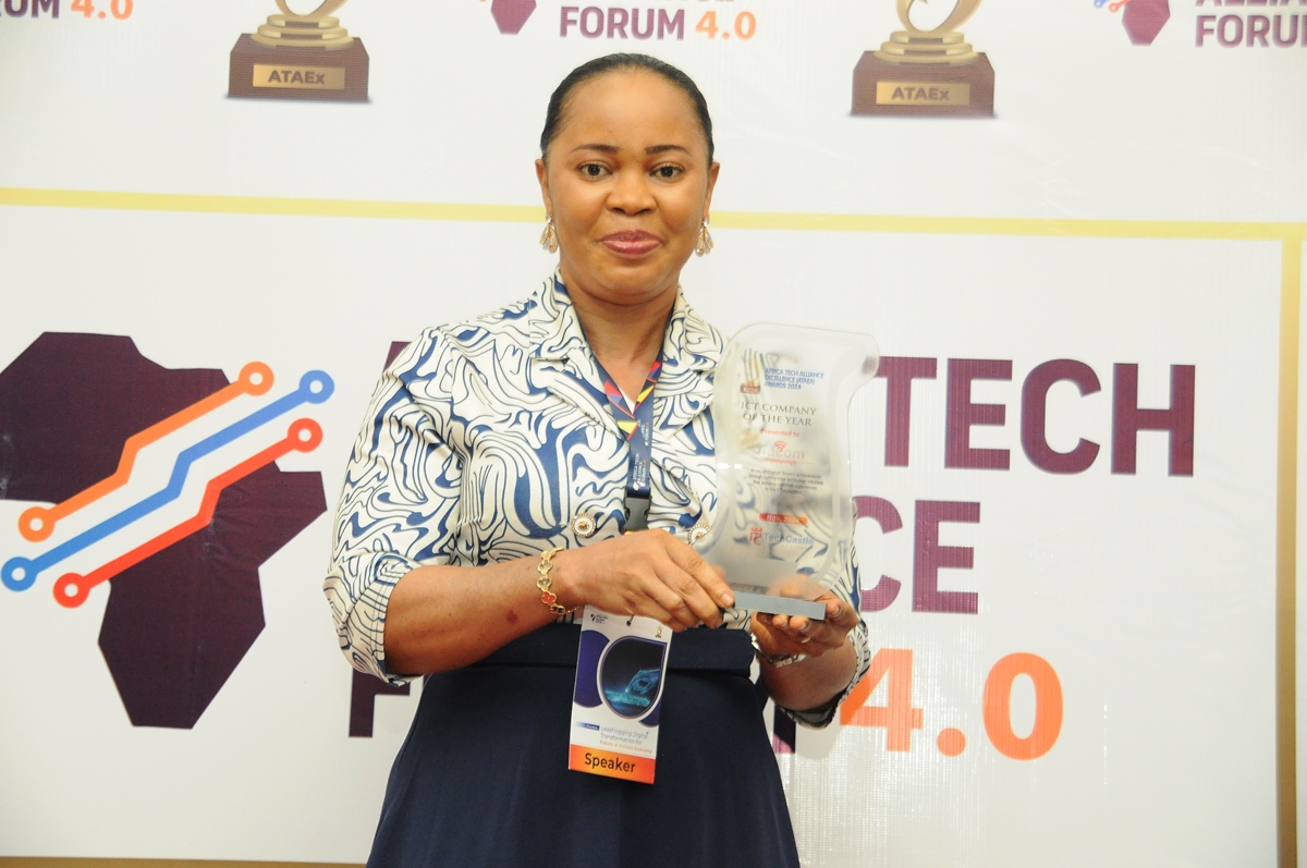 Outstanding ICT Solutions & Innovation Personality of the Year - HAPPINESS OBIOHA, MD/Sales Director, Tecom Concepts Limited;