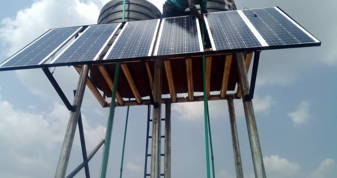 IHS donates this kind of Solar-powered Borehole