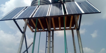 IHS donates this kind of Solar-powered Borehole