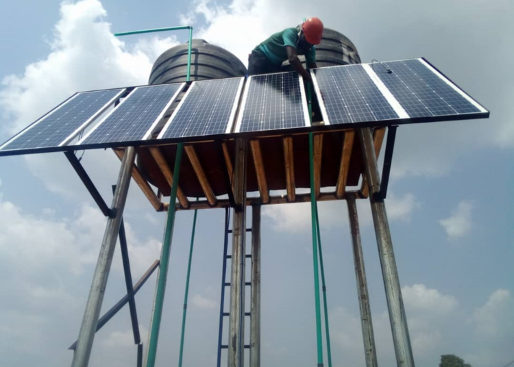IHS donates this kind of Solar-powered Borehole