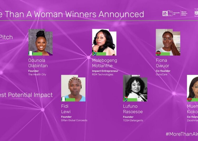 Innovate UK Global Alliance Africa Announces Winners, Finalists of ‘More Than A Woman’ Initiative