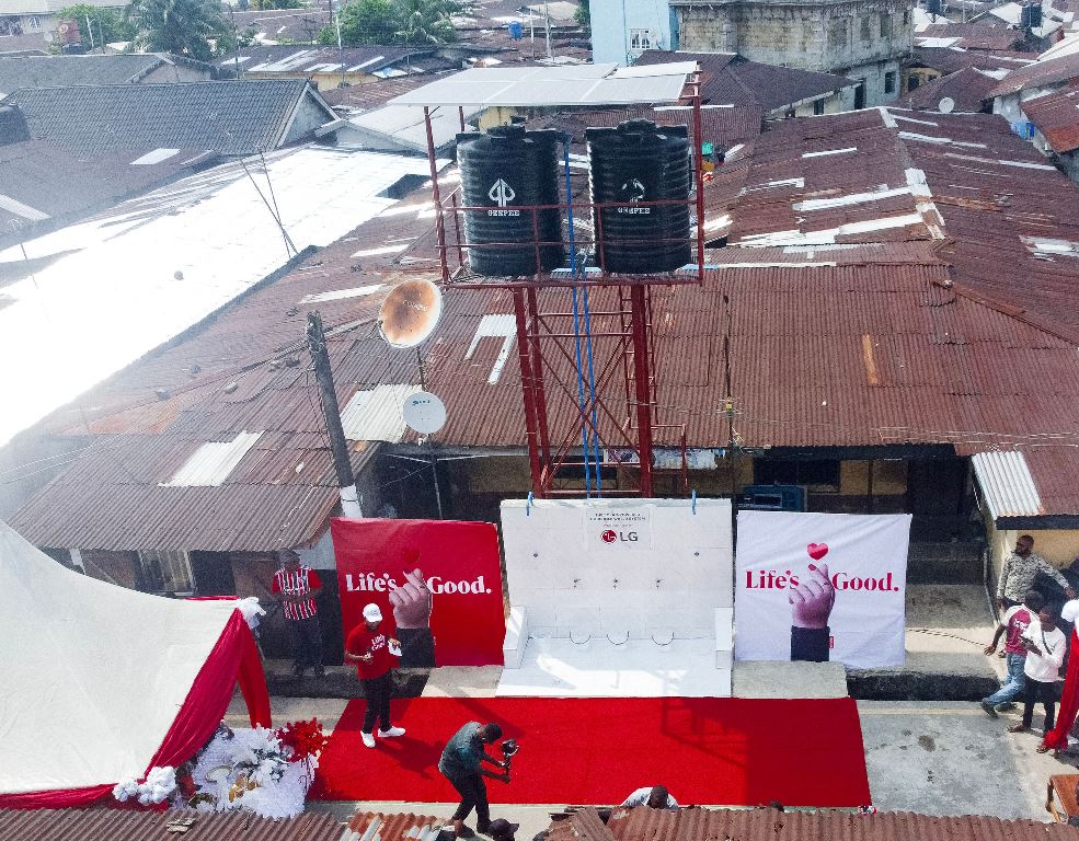 LG Electronics provides clean water in Port Harcourt (1)