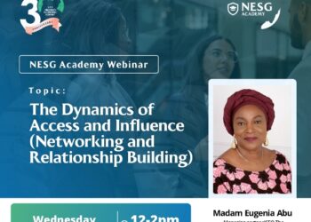 Celebrated Nigerian broadcast journalist and media consultant, Eugenia Abu at NESG