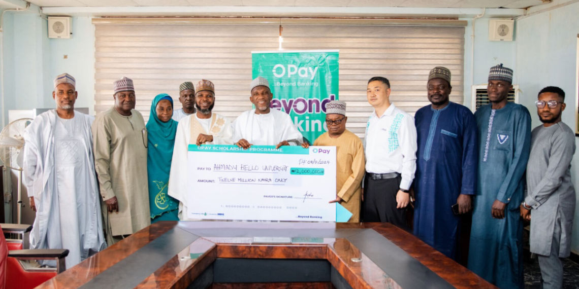OPay Awards ₦12 Million in Scholarships to 40 ABU Students