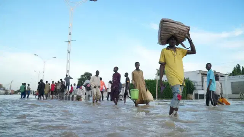 victims of recent floods in Maiduguri, Borno State