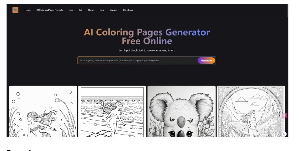 AI Coloring Pages Tools