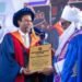 Karl Toriola receiving the honorary Doctorate by OAU, Ile-Ife