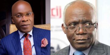 Leo Stan Ekeh and Femi Falana SAN