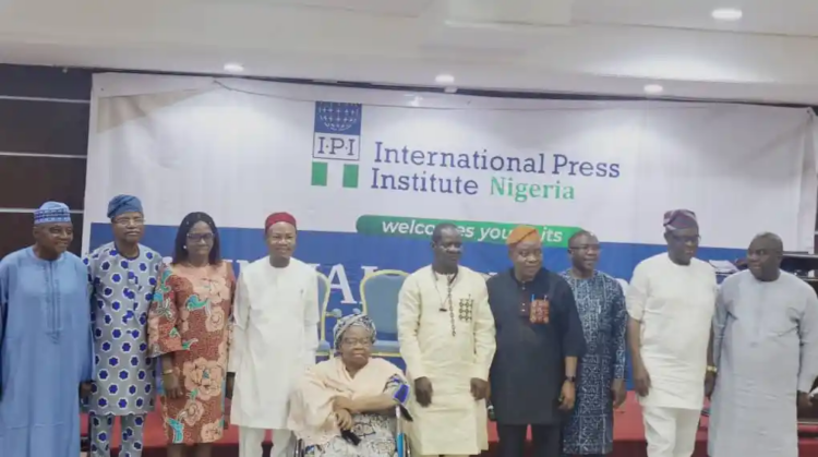 Newly elected Exco of IPI Nigeria and some BoT members