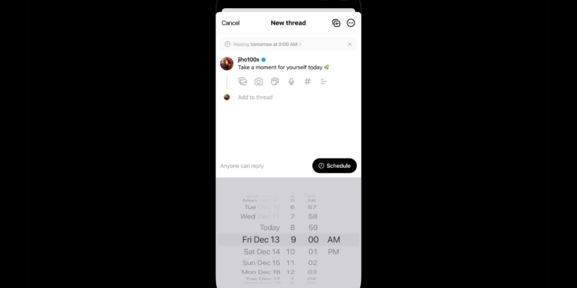Threads Finally Adds Much-Anticipated Post Scheduling Feature