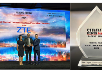 Trophy awarded to ZTE