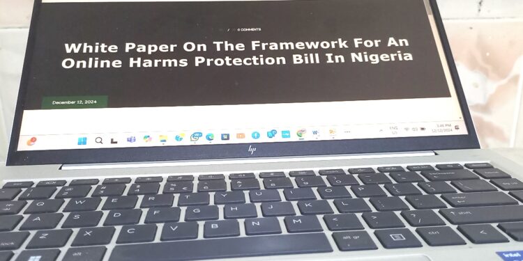 WhitePaper on Online Harms Protection Bill in Nigeria
