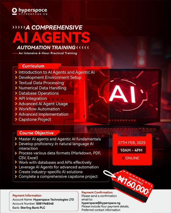 Hyperspace Technologies AI Agent training -