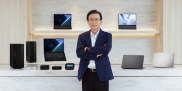Samson Hu, ASUS Co-CEO speaking at CES 2025