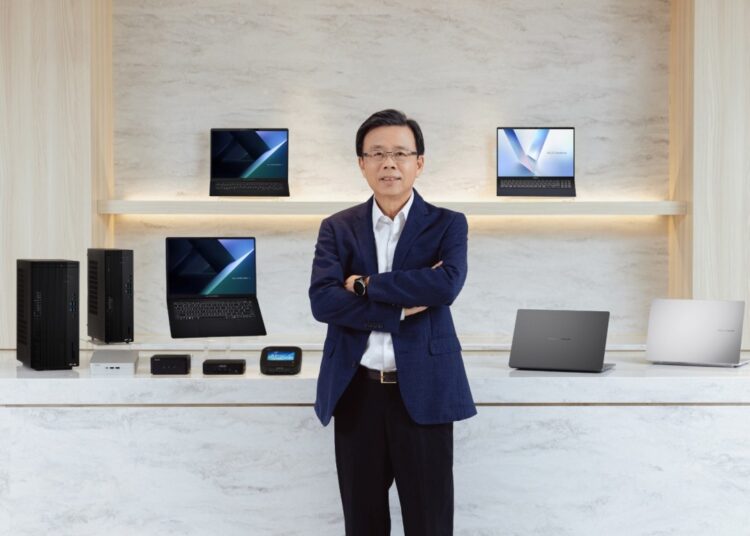 Samson Hu, ASUS Co-CEO speaking at CES 2025